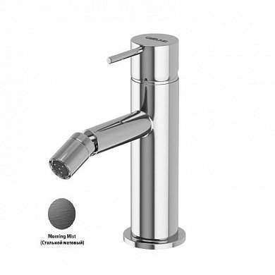 LEAF-BSM-L-MM Смеситель для биде однорычажный, с донным клапаном, исполнение Morning Mist