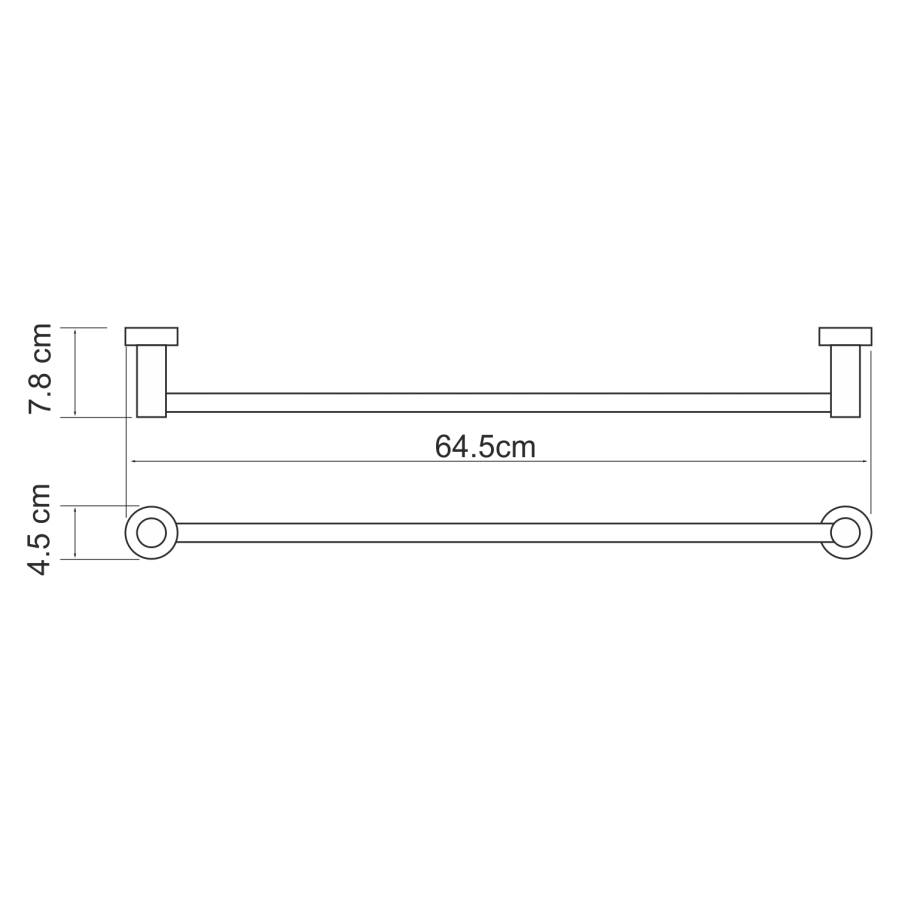 Donau K-9430 Держатель полотенец одинарный Donau K-9430 Держатель полотенец одинарный