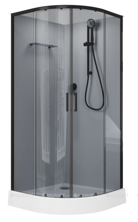Душевая кабина Aquanet Passion EVO R black 90x90 набор 3 Душевая кабина Aquanet Passion EVO R black 90x90 набор 3