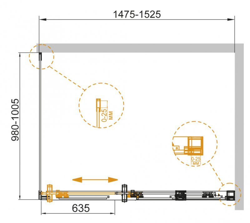 DUET SOFT-AH-1-120/80-C-Cr Душевой уголок DUET SOFT-AH-1-120/80-C-Cr Душевой уголок