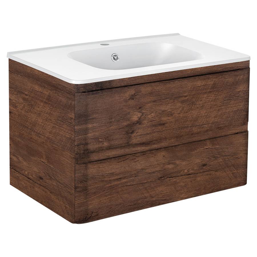 База под раковину Vico 800 подвесная, 2 выкатных ящика soft close, R.Wood База под раковину Vico 800 подвесная, 2 выкатных ящика soft close, R.Wood