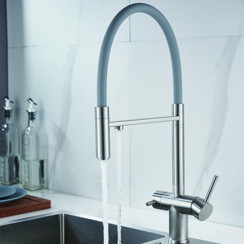 Смеситель для кухни с гибким изливом Shevanik S178 S178L Смеситель для кухни с гибким изливом Shevanik S178 S178L