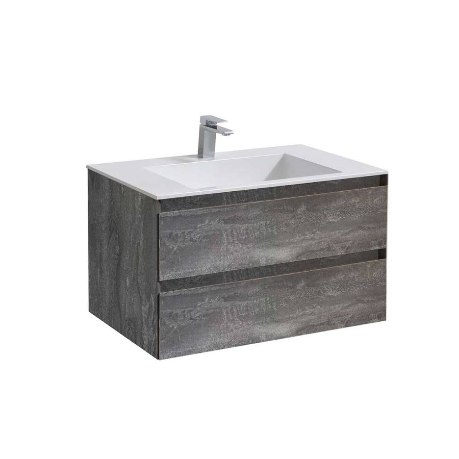 База под раковину Luka 800 подвесная, 2 выкатных ящика soft-close, G.Stone База под раковину Luka 800 подвесная, 2 выкатных ящика soft-close, G.Stone