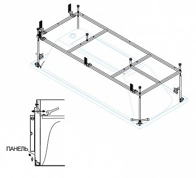 Металлический каркас CEZARES METAURO-MF Металлический каркас CEZARES METAURO-MF