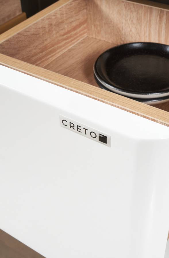 Тумба под раковину Creto Stella 80 см белый глянец, 16-CRE50/80 Тумба под раковину Creto Stella 80 см белый глянец, 16-CRE50/80