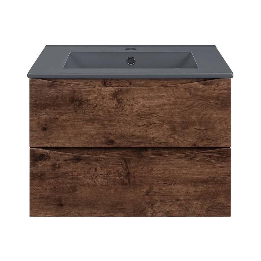 База под керамическую раковину Mia 600 подвесная, 2 выкатных ящика soft close, R.Wood База под керамическую раковину Mia 600 подвесная, 2 выкатных ящика soft close, R.Wood