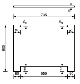 Боковая панель для ванны 170х75 см Creto Nova 23-3113 белая Боковая панель для ванны 170х75 см Creto Nova 23-3113 белая