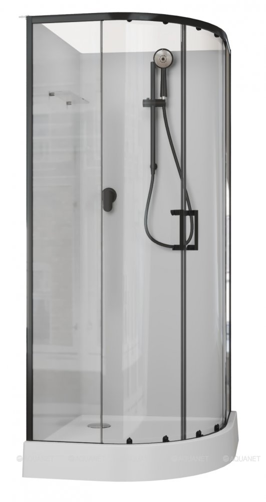 Душевая кабина Aquanet Passion EVO R black 90x90 набор 1 Душевая кабина Aquanet Passion EVO R black 90x90 набор 1