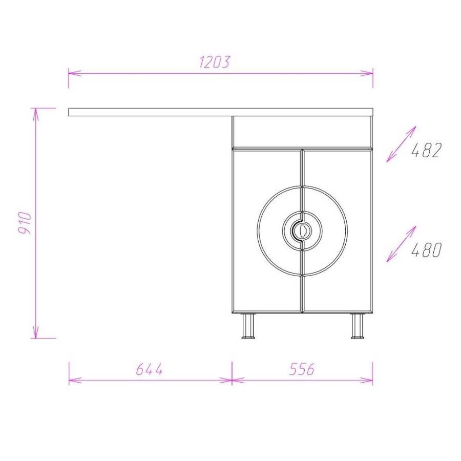 Тумба Onika Космос 60 напольная, под стиральную машину, белая (ум.Марсал 120) Тумба Onika Космос 60 напольная, под стиральную машину, белая (ум.Марсал 120)