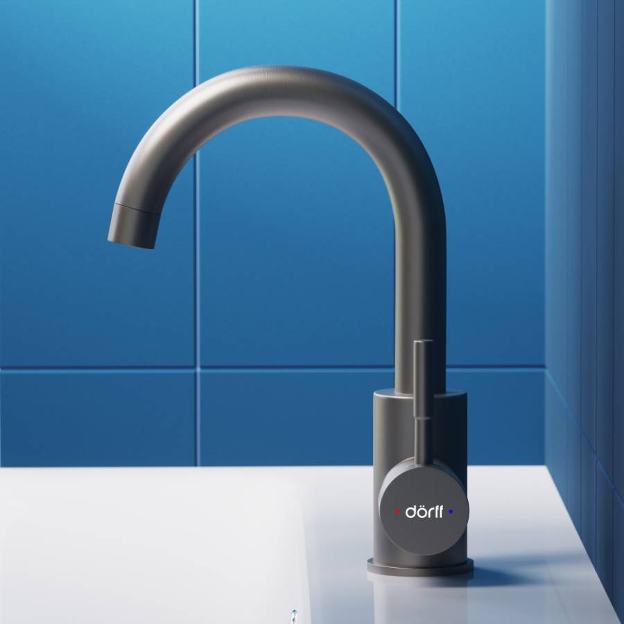 D3002101SS Logic смеситель для умывальника поворотный, нержавеющая сталь D3002101SS Logic смеситель для умывальника поворотный, нержавеющая сталь
