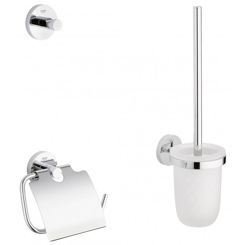 Комплект Grohe Essentials 40407001 хром Комплект Grohe Essentials 40407001 хром