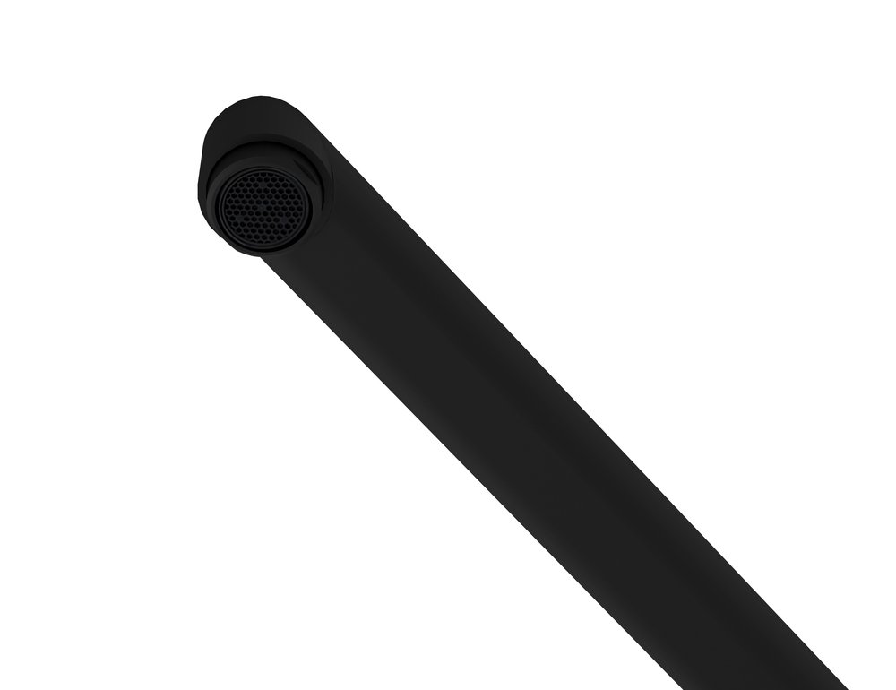 Смеситель для ванны BRASKO BLACK с длинным изливом Смеситель для ванны BRASKO BLACK с длинным изливом