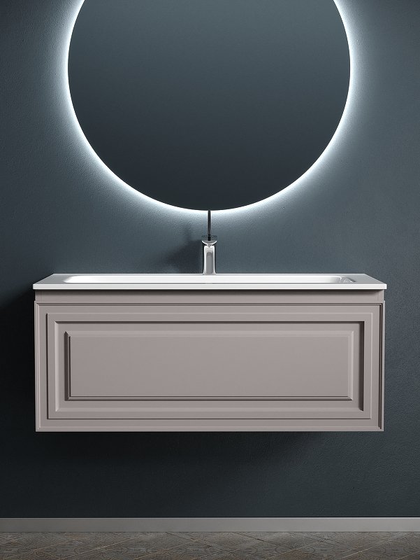 Тумба подвесная SANCOS Very 995х445х406, c одним  ящиком оснащенным доводчиками, Doha Soft , арт.VR100SM Тумба подвесная SANCOS Very 995х445х406, c одним  ящиком оснащенным доводчиками, Doha Soft , арт.VR100SM