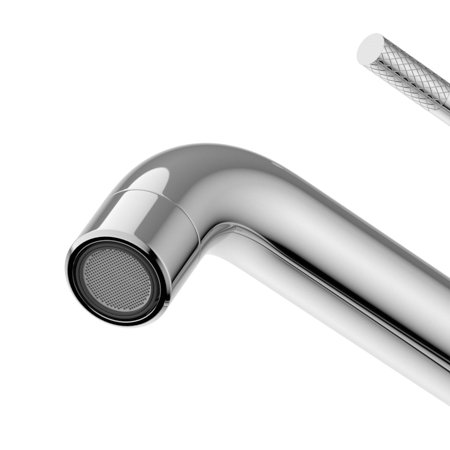 RELAX-LC1-01-W0 Смеситель для накладной раковины однорычажный без донного клапана, хром RELAX-LC1-01-W0 Смеситель для накладной раковины однорычажный без донного клапана, хром