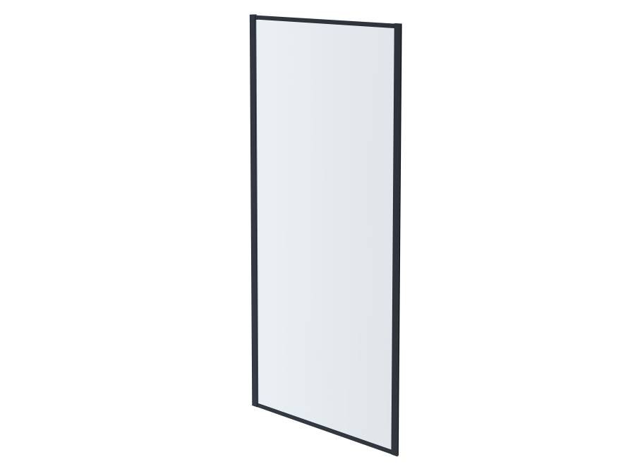 AQ ARI WA 08020BL Неподвижная душевая стенка 800x2000, для комбинации с дверью, профиль черный, стекло прозрачное AQ ARI WA 08020BL Неподвижная душевая стенка 800x2000, для комбинации с дверью, профиль черный, стекло прозрачное