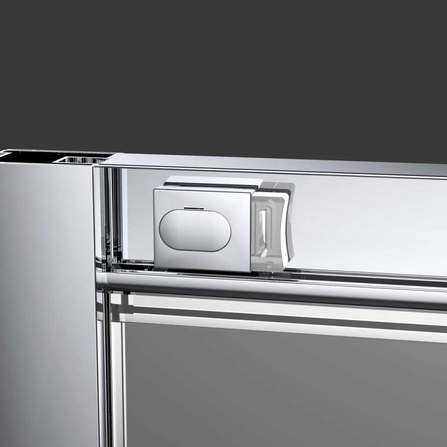 Душевая дверь Alpha VDS-3AL110CLB, 1100, черный, стекло прозрачное Душевая дверь Alpha VDS-3AL110CLB, 1100, черный, стекло прозрачное