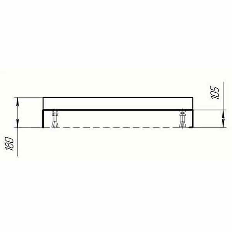 Панель для поддона 90*90 квадратная Панель для поддона 90*90 квадратная