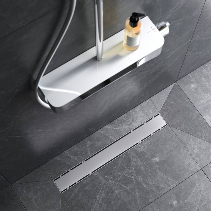 W02SC-U11-060-04SB PrimeFlow Трап для душа линейный универс затвор Tile 60см цвет сталь мат W02SC-U11-060-04SB PrimeFlow Трап для душа линейный универс затвор Tile 60см цвет сталь мат