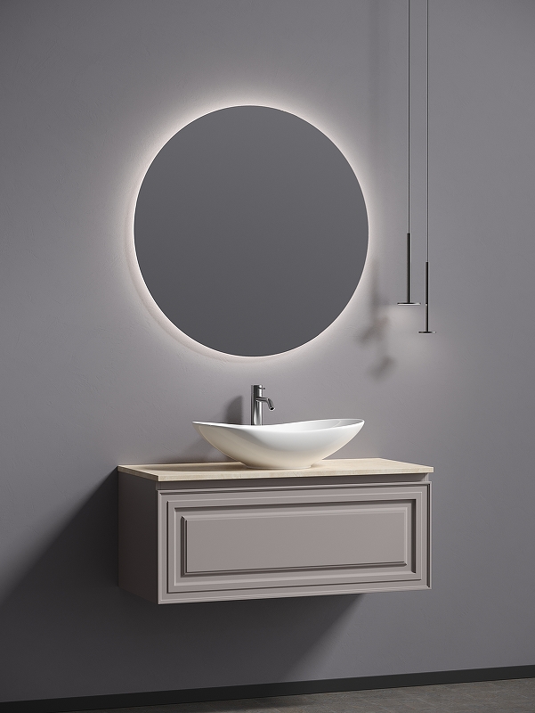 Тумба подвесная SANCOS Very 995х445х406, c одним  ящиком оснащенным доводчиками, Doha Soft , арт.VR100SM Тумба подвесная SANCOS Very 995х445х406, c одним  ящиком оснащенным доводчиками, Doha Soft , арт.VR100SM