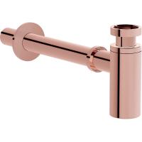 Сифон для раковины металлический, медь