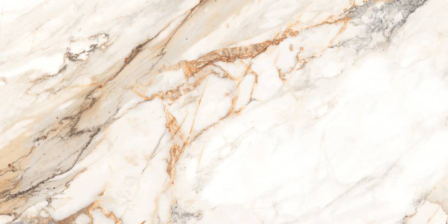 Керамогранит K16_6 Calacatta Borgini Белый (120смх60смх9,5мм) (2шт_1,44м2)  структурный, м2 Керамогранит K16_6 Calacatta Borgini Белый (120смх60смх9,5мм) (2шт_1,44м2)  структурный, м2