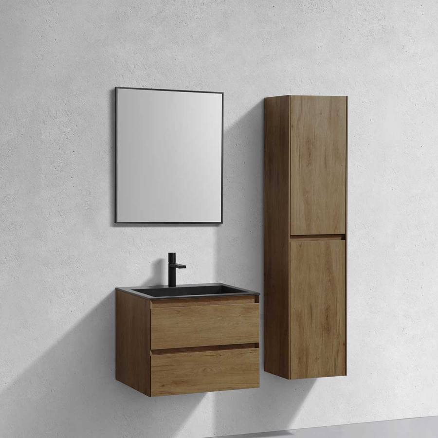 База под раковину Luka 600 подвесная, 2 выкатных ящика soft-close, T.Oak База под раковину Luka 600 подвесная, 2 выкатных ящика soft-close, T.Oak