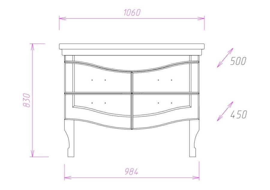 Тумба Onika Адель 105 напольная, белая (ум. Модерн 105) Тумба Onika Адель 105 напольная, белая (ум. Модерн 105)
