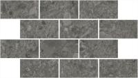 Декор Чеппо ди Гре мозаичный антрацит матовый обрезной 34,6x20x0,9