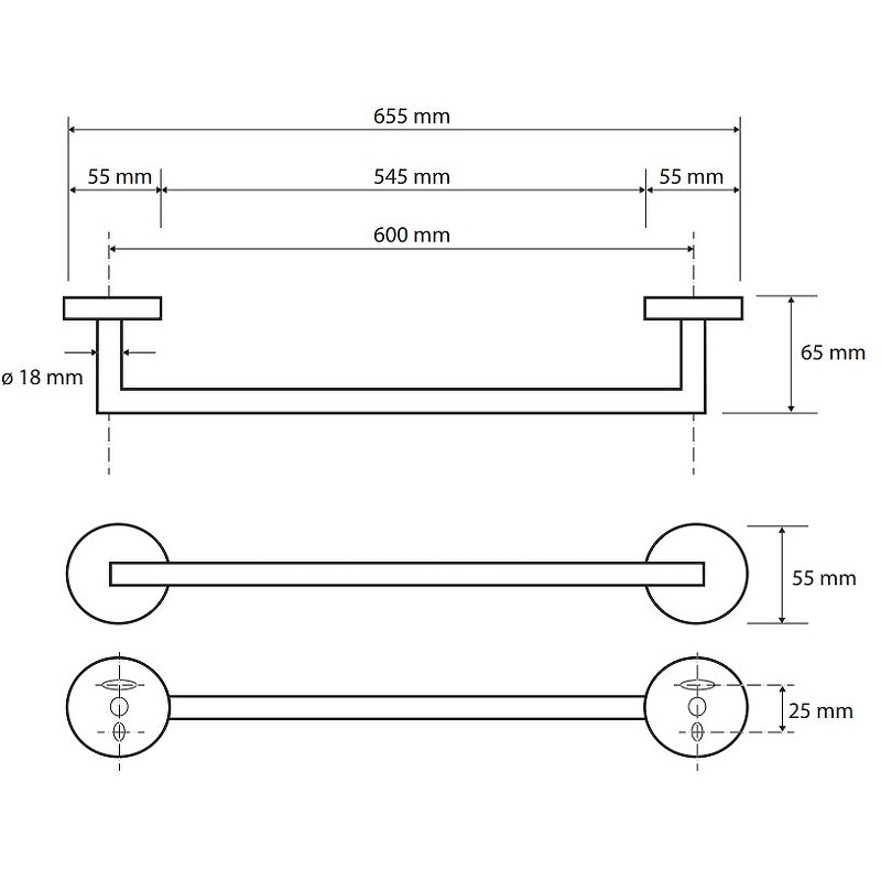 Полотенцедержатель Bemeta Sablo 160204042 Золото матовое, 600 мм Полотенцедержатель Bemeta Sablo 160204042 Золото матовое, 600 мм