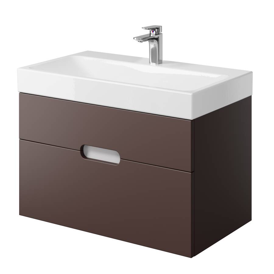 Тумба под раковину Creto Malibu Chocolate 80 Тумба под раковину Creto Malibu Chocolate 80