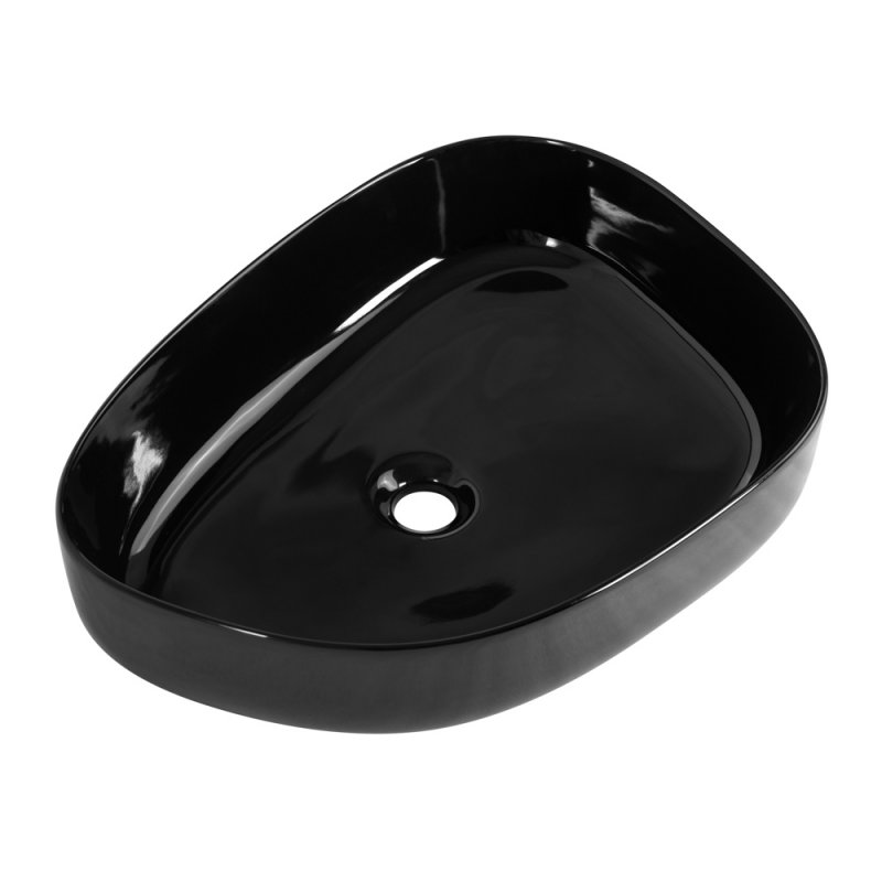 Раковина керамическая накладная черная BB1435-NERO, 550x400x140 Раковина керамическая накладная черная BB1435-NERO, 550x400x140