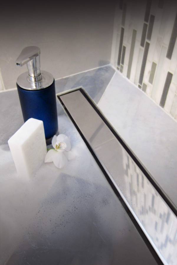 Душевой лоток 35 см Creto Uni CRE-350 UH с решеткой, хром Душевой лоток 35 см Creto Uni CRE-350 UH с решеткой, хром