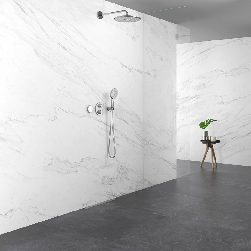 Душ ручной вида струи Grohe Rainshower SmartActive 130 3, хром (26544000) Душ ручной вида струи Grohe Rainshower SmartActive 130 3, хром (26544000)