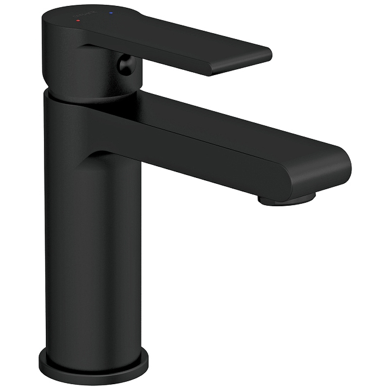 Смеситель для раковины BRASKO BLACK однорычажный черный клик клак Смеситель для раковины BRASKO BLACK однорычажный черный клик клак