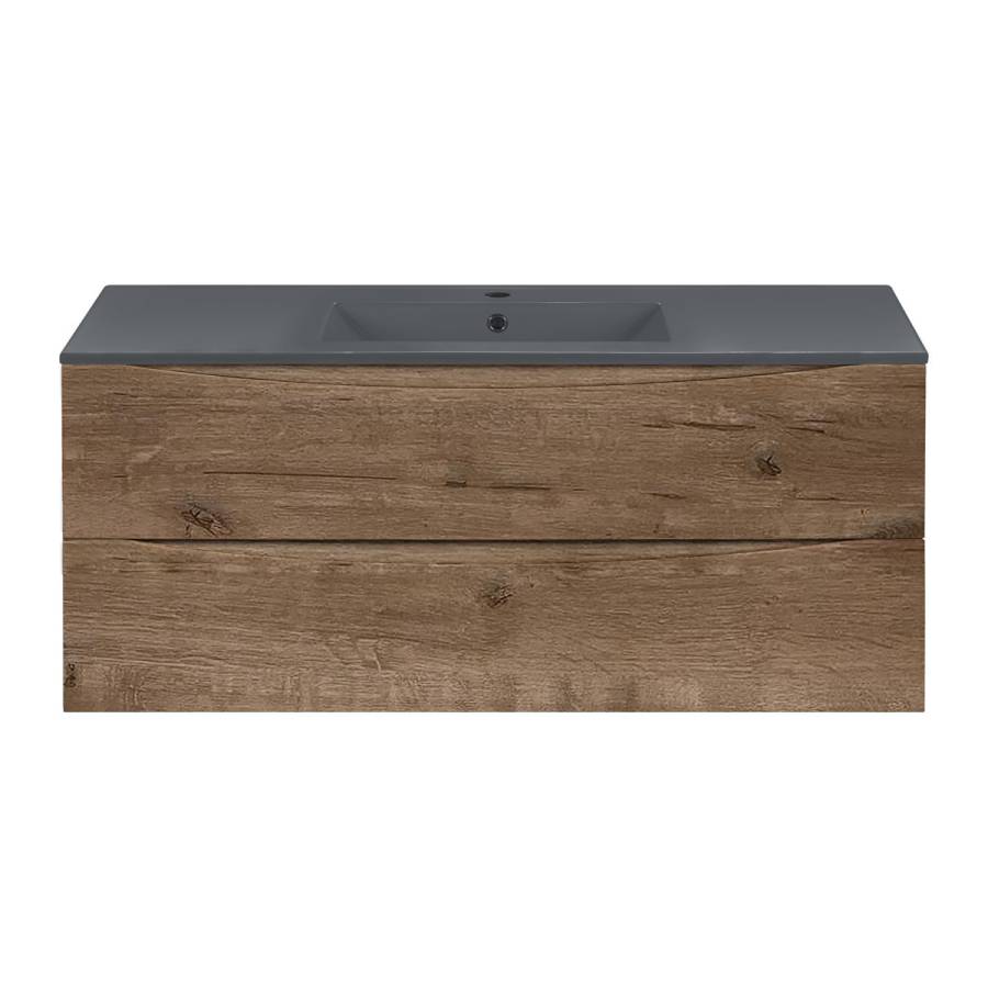 База под керамическую раковину Mia 1200 подвесная, 2 выкатных ящика soft close, V.Oak База под керамическую раковину Mia 1200 подвесная, 2 выкатных ящика soft close, V.Oak