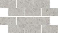 Декор Чеппо ди Гре мозаичный серый светлый матовый обрезной 34,6x20x0,9