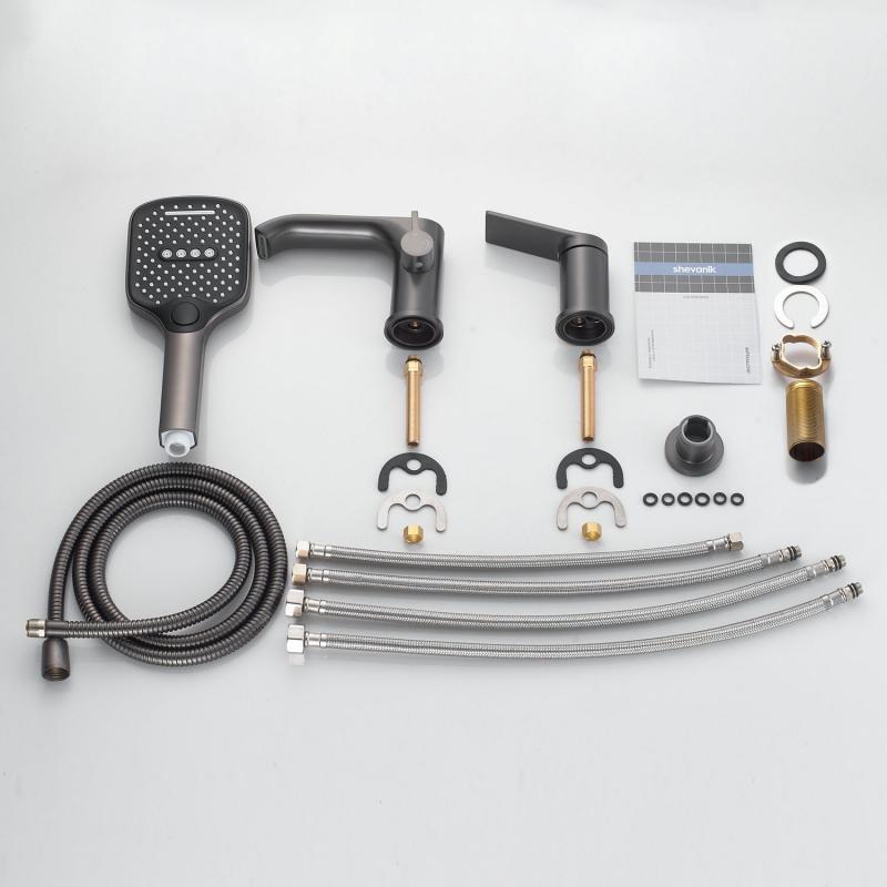 Смеситель на борт ванны Shevanik S41T S4112T Смеситель на борт ванны Shevanik S41T S4112T