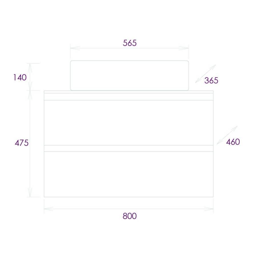 Тумба Onika Алеста 80 подвесная, белая/камень светлый (ум. Олимпия 56) Тумба Onika Алеста 80 подвесная, белая/камень светлый (ум. Олимпия 56)