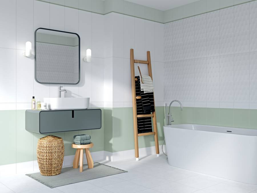 Плитка Meissen Keramik Trendy зеленый 25x75 TYU021 Плитка Meissen Keramik Trendy зеленый 25x75 TYU021