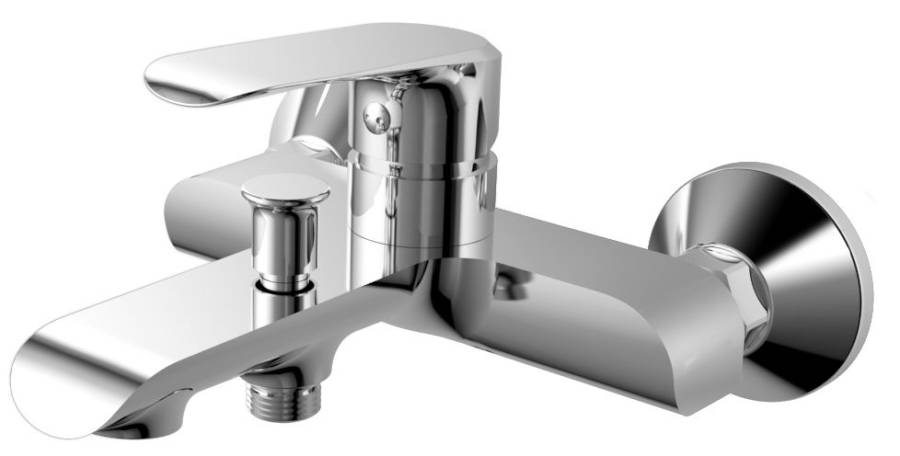 Смеситель для ванны с коротким изливом  RUSH Gozo (GZ3735-44) Смеситель для ванны с коротким изливом  RUSH Gozo (GZ3735-44)