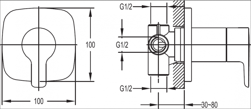 TESORO-F-DEV3-01 Встраиваемый трехпозиционный переключатель TESORO-F-DEV3-01 Встраиваемый трехпозиционный переключатель
