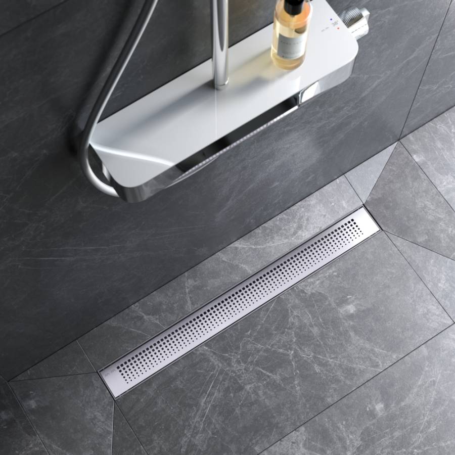 W02SC-P11-070-01SB PrimeFlow Трап для душа линейный универс затвор Cut Gradient 70см цвет сталь мат W02SC-P11-070-01SB PrimeFlow Трап для душа линейный универс затвор Cut Gradient 70см цвет сталь мат