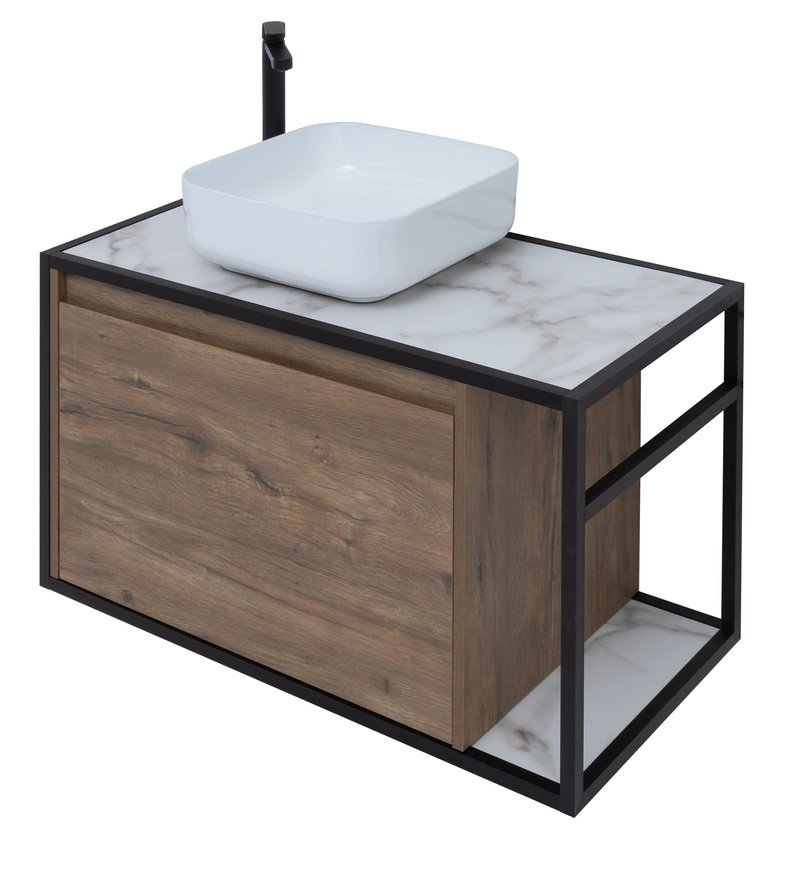 Тумба под раковину Aquanet Nova Lite Loft 90 L дуб рустикальный Тумба под раковину Aquanet Nova Lite Loft 90 L дуб рустикальный