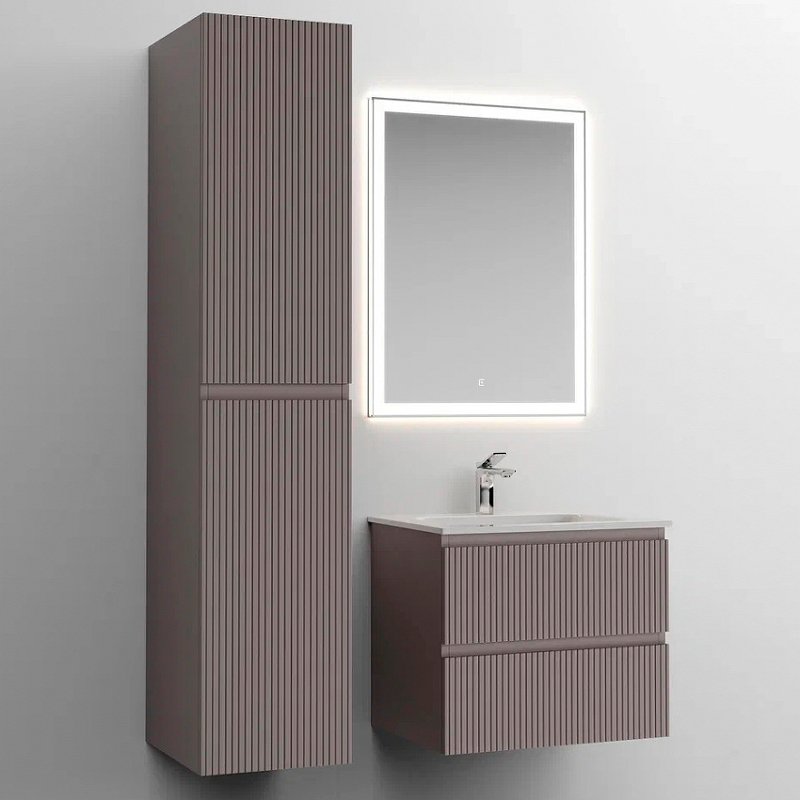 Тумба подвесная SANCOS Snob T 590х445х500, c двумя ящиками оснащенными доводчиками, Doha Soft, арт.SNT60SM Тумба подвесная SANCOS Snob T 590х445х500, c двумя ящиками оснащенными доводчиками, Doha Soft, арт.SNT60SM