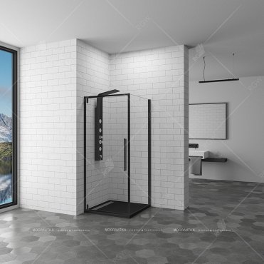 Душевой уголок RGW SV-35B (SV-02B + Z-050-3B) 06323500-014 100*100