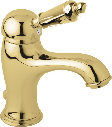 ELITE-LSM1-01-Nc Смеситель для раковины однорычажный с донным клапаном, исполнение хром, ручка орех ELITE-LSM1-01-Nc Смеситель для раковины однорычажный с донным клапаном, исполнение хром, ручка орех