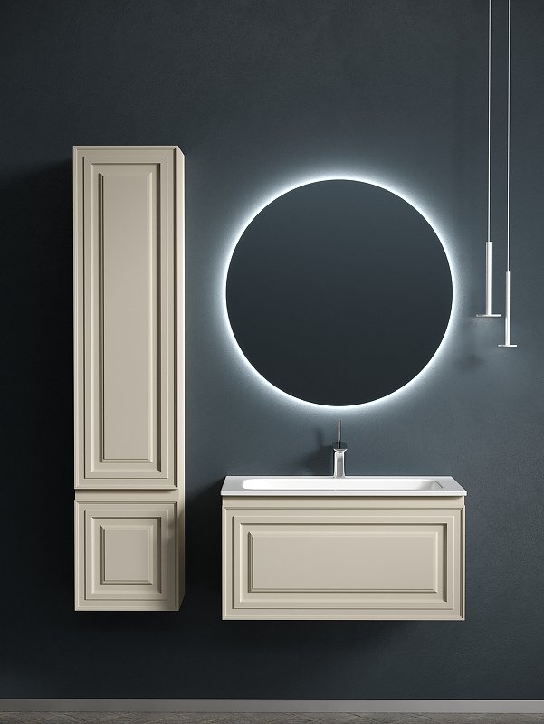 Тумба подвесная SANCOS Very 790х445х406, c одним  ящиком оснащенным доводчиками, Beige Soft , арт.VR80CE Тумба подвесная SANCOS Very 790х445х406, c одним  ящиком оснащенным доводчиками, Beige Soft , арт.VR80CE