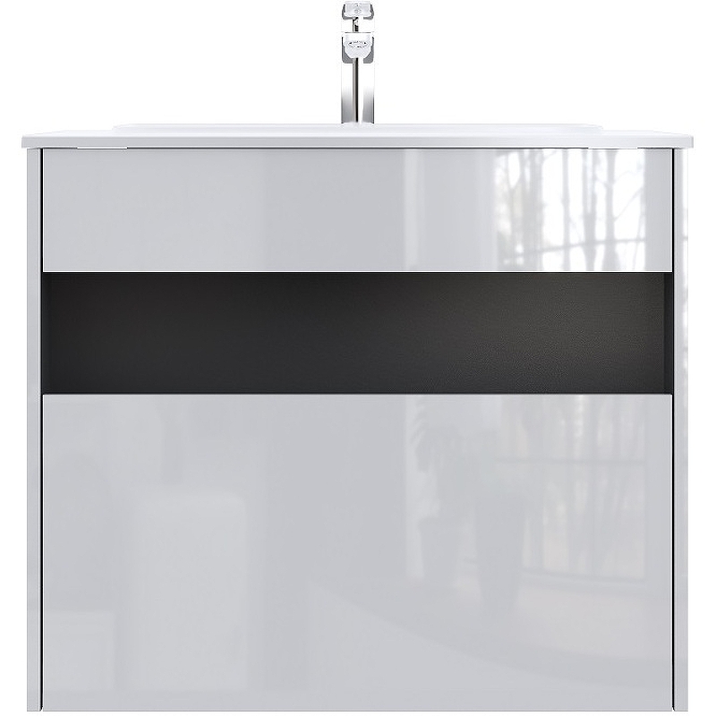 Тумба под раковину Am.Pm Func 80 см M8FFUX0801WG белый глянец Тумба под раковину Am.Pm Func 80 см M8FFUX0801WG белый глянец