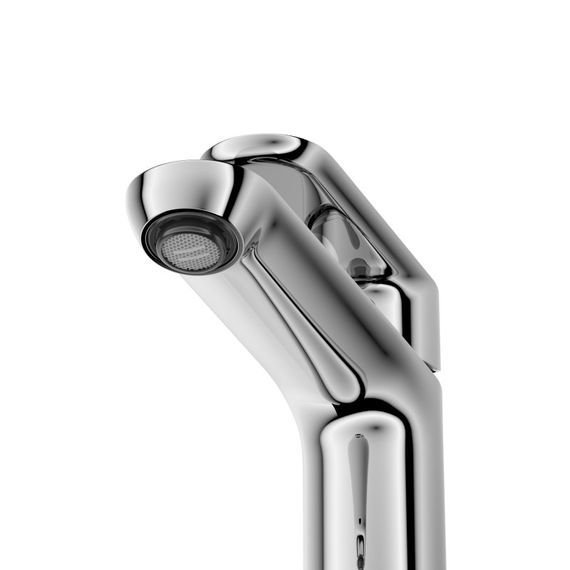 STYLUS-LS-01-W0 Смеситель для раковины однорычажный без донного клапана, хром STYLUS-LS-01-W0 Смеситель для раковины однорычажный без донного клапана, хром