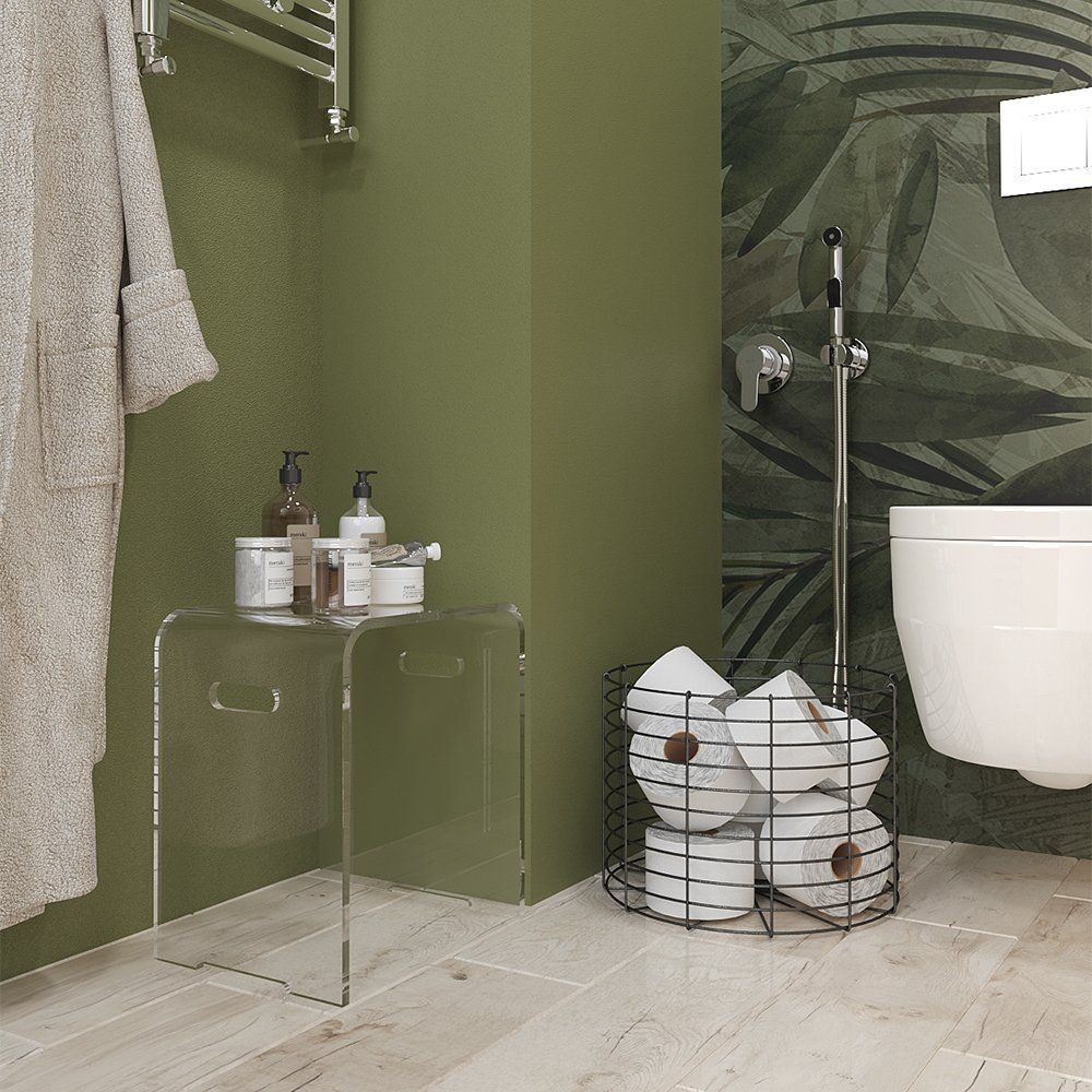 Стульчик для ванны "Nuvo" прозрачный Стульчик для ванны "Nuvo" прозрачный